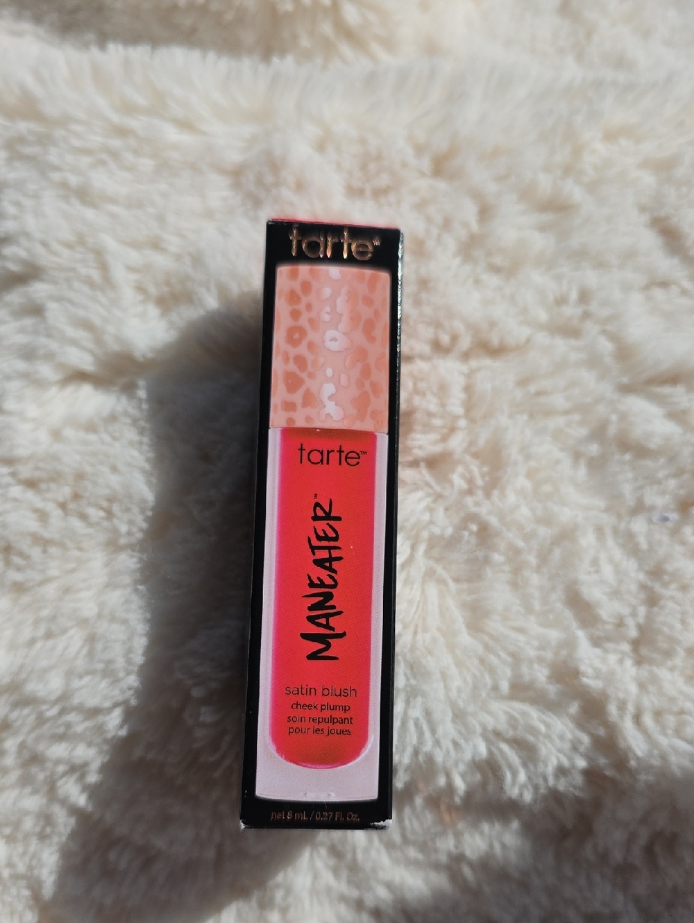 tarte Maneater Satin Blush - Coral Orange Pink